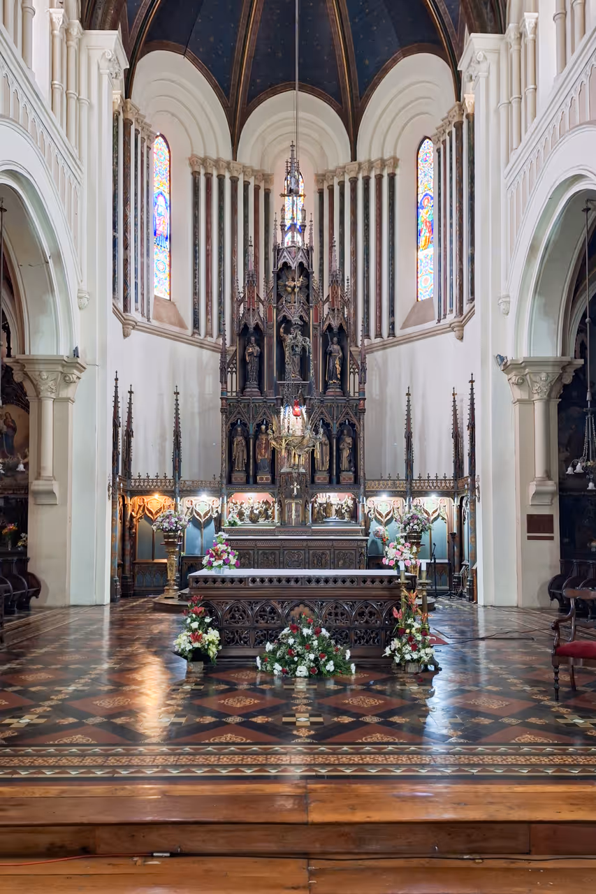 Sacred hearts church in Valparaíso
