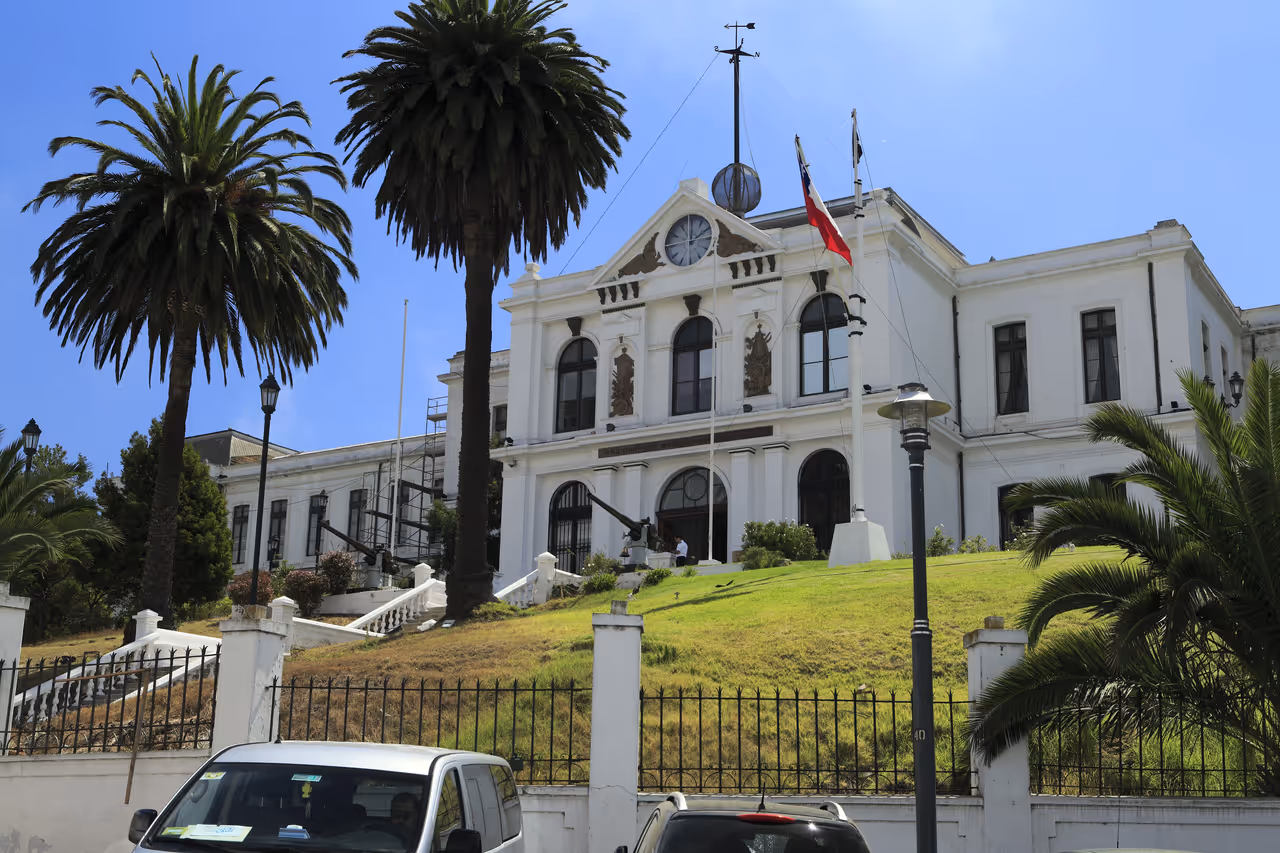 Chilean navy archive and historical library in Valparaíso