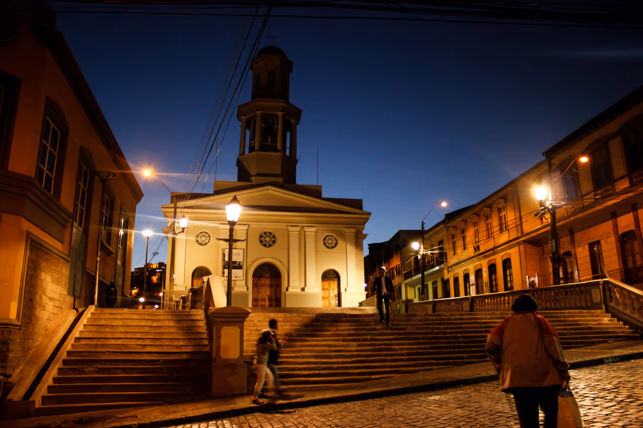 Iglesia de la matriz in Valparaíso