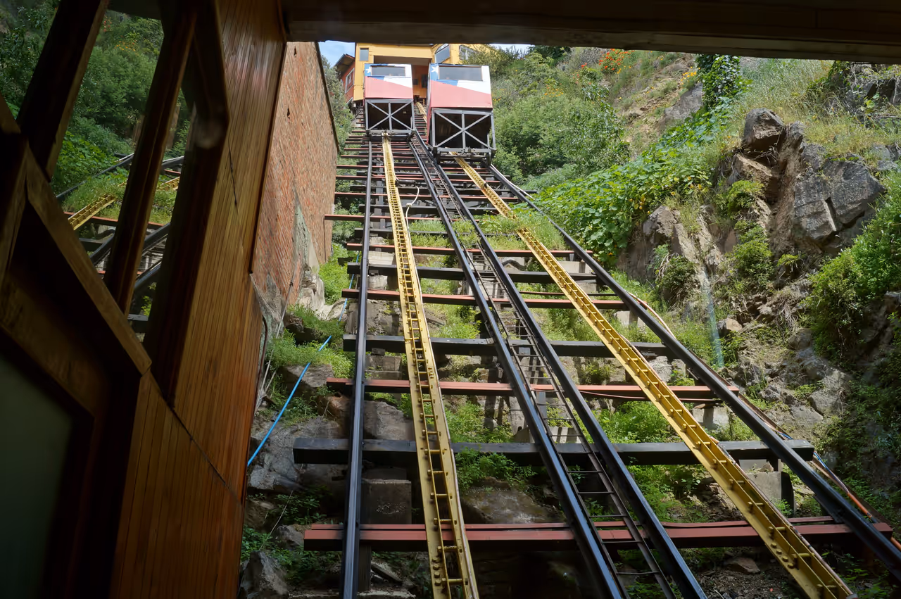 Ride the historic ascensor concepción in Valparaíso