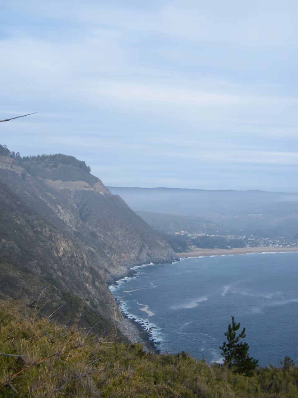 Laguna verde cliffs ride cycling in Valparaíso