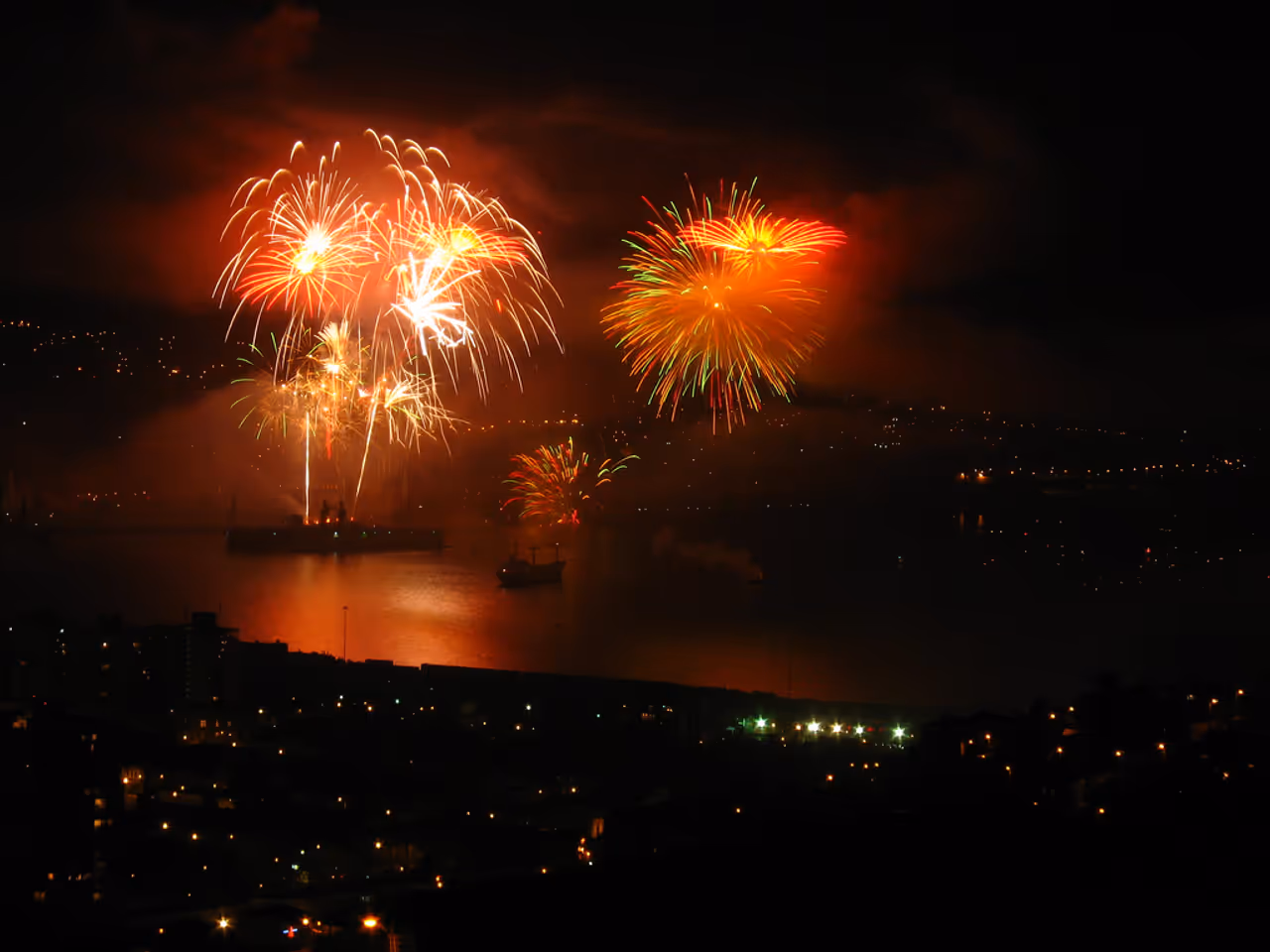 New year's eve by the sea festival in Valparaíso