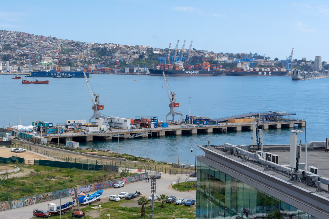 Barón pier in Valparaíso