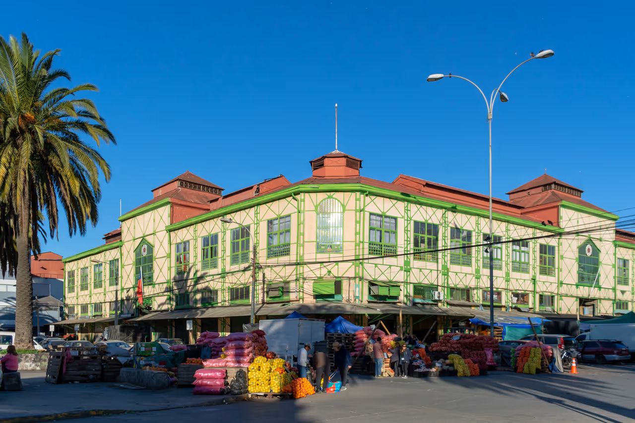 El cardonal market market in Valparaíso