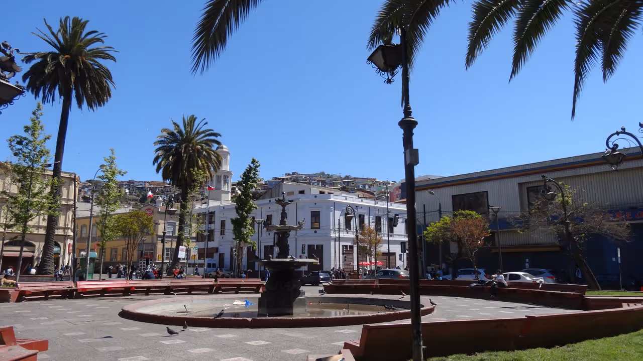 Plaza echaurren in Valparaíso