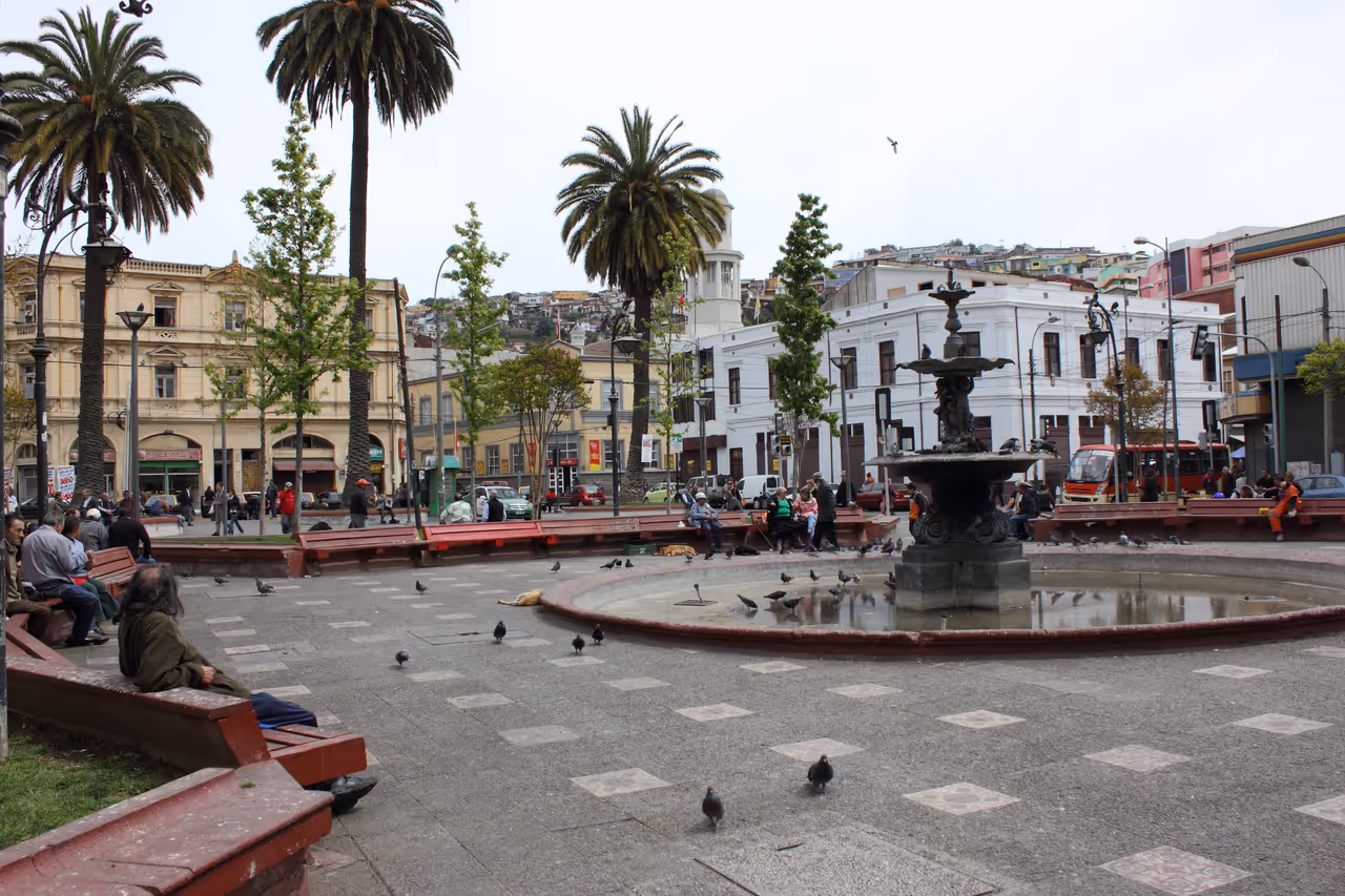 Plaza echaurren in Valparaíso