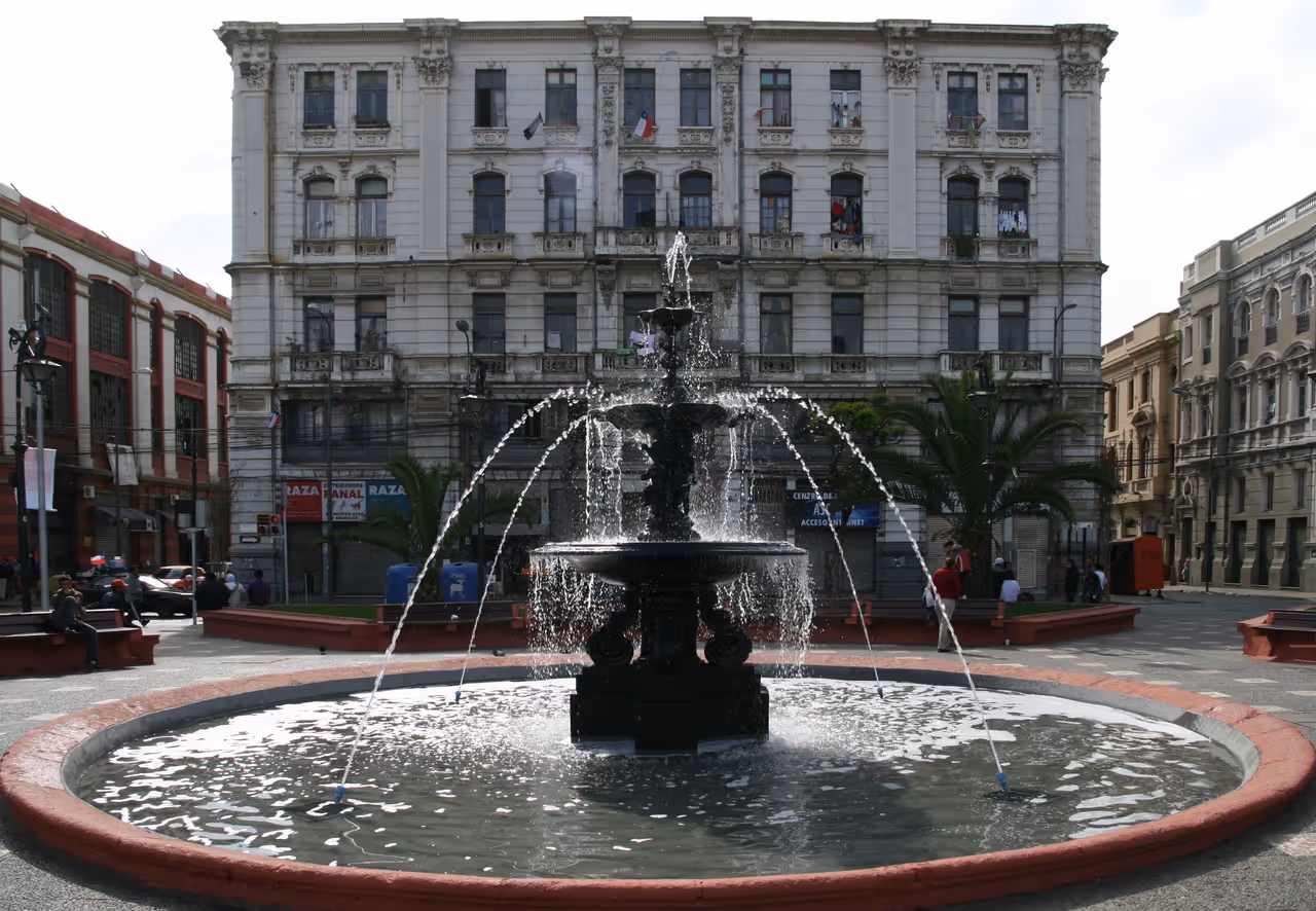 Plaza echaurren in Valparaíso