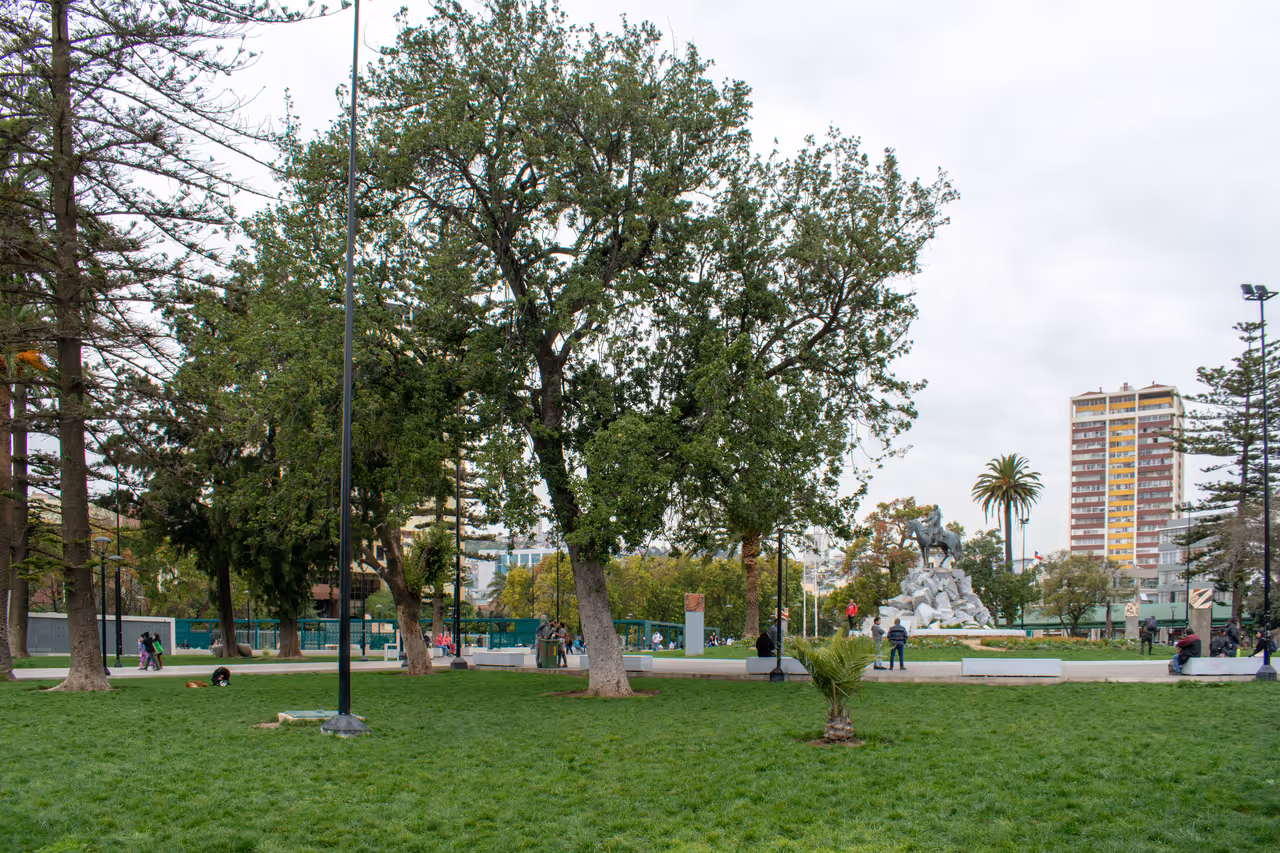 Plaza o'higgins in Valparaíso