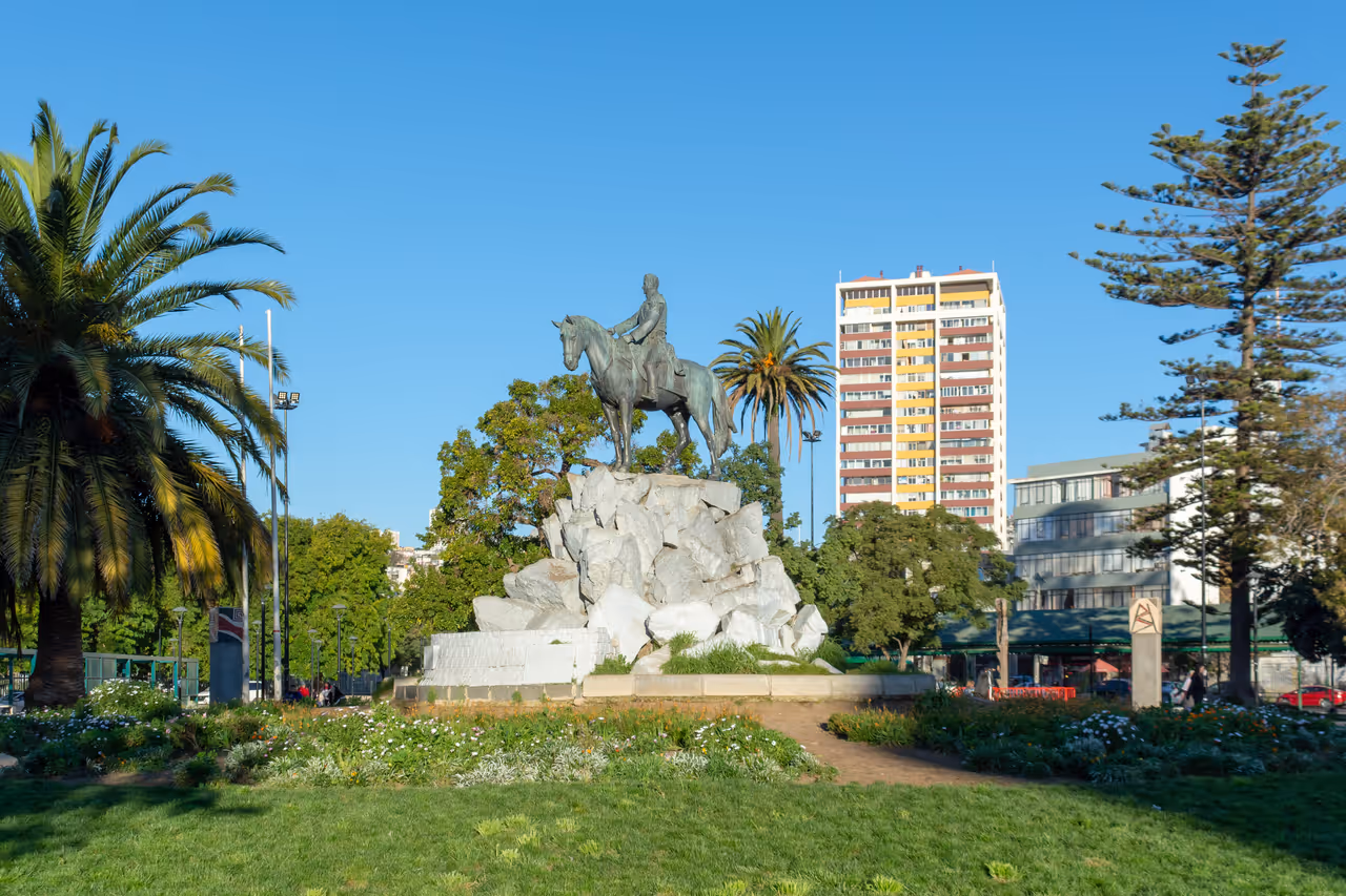 Plaza o'higgins in Valparaíso
