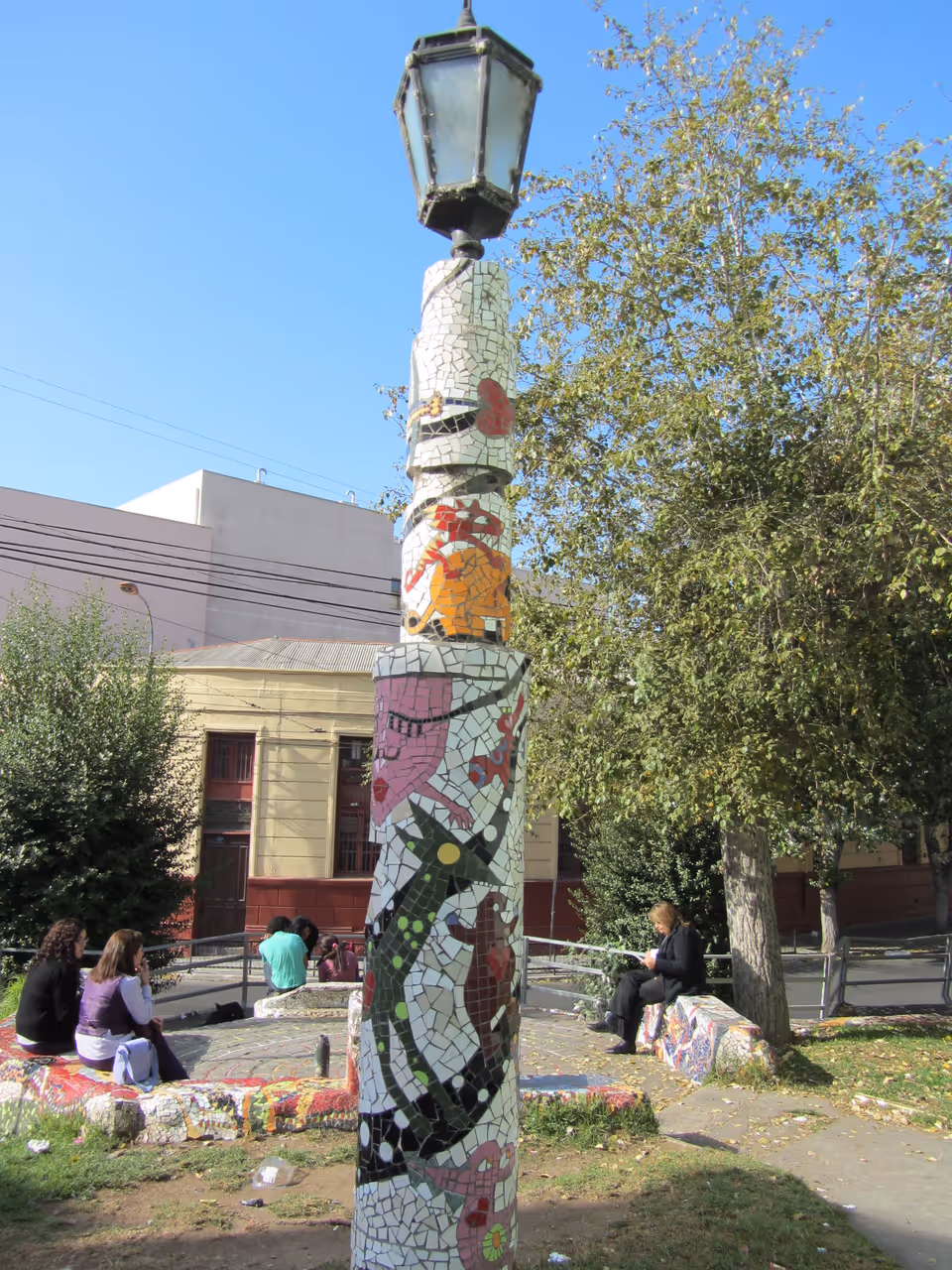 Street art on cerro bellavista in Valparaíso