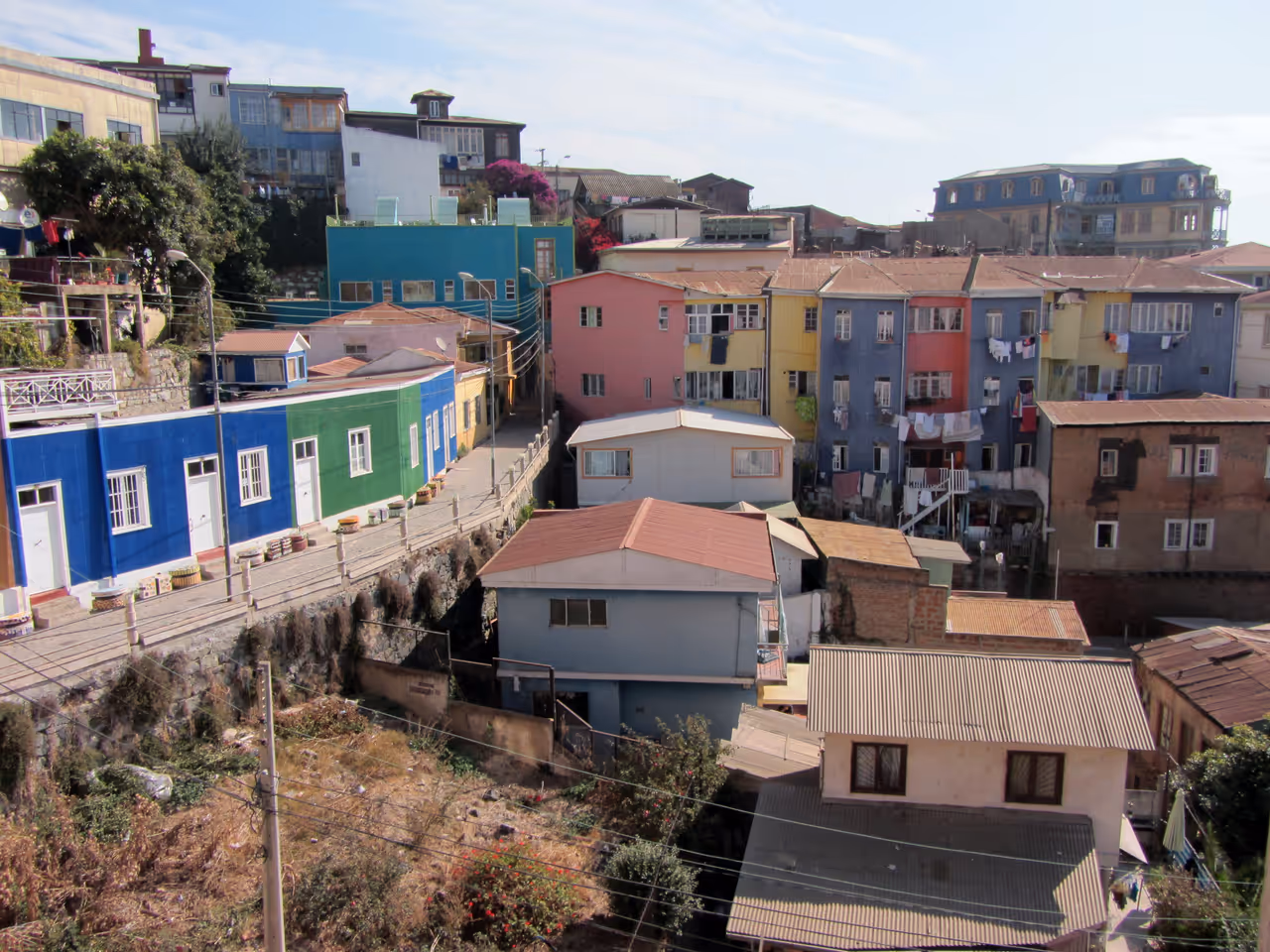 Street art on cerro bellavista in Valparaíso