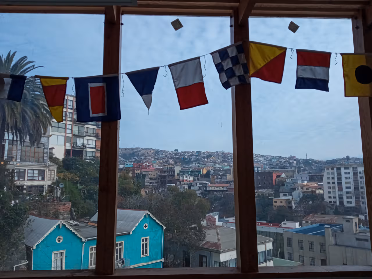 El peral funicular viewpoint in Valparaíso