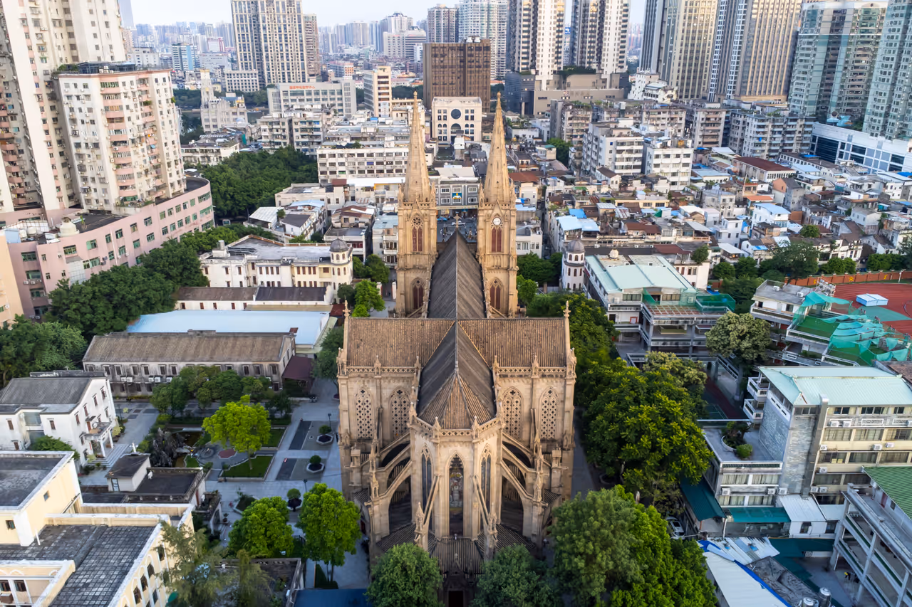 Sacred heart cathedral in Guangzhou