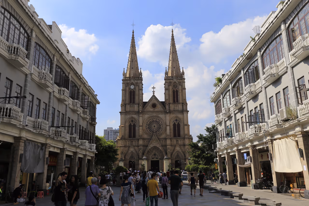 Sacred heart cathedral in Guangzhou