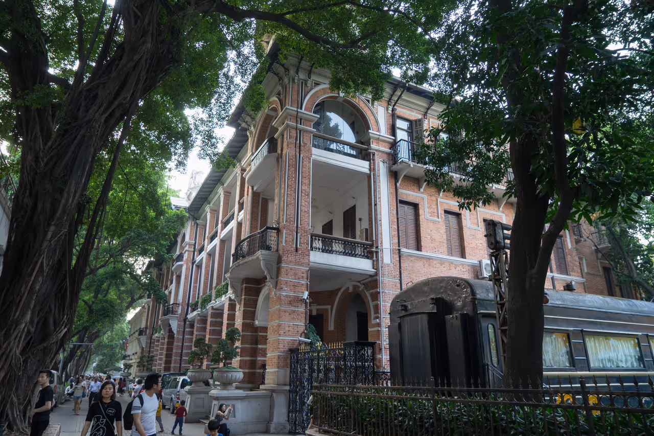Shamian island in Guangzhou