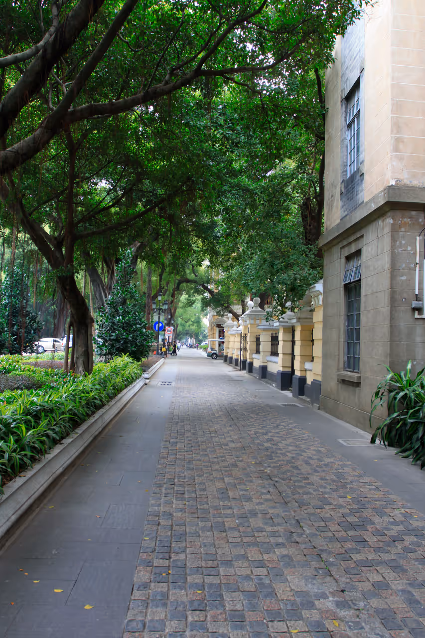 Shamian island in Guangzhou