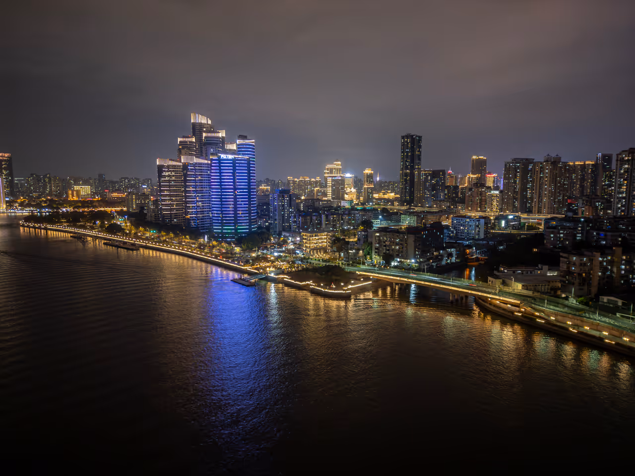 Haizhu lake and wetland in Guangzhou
