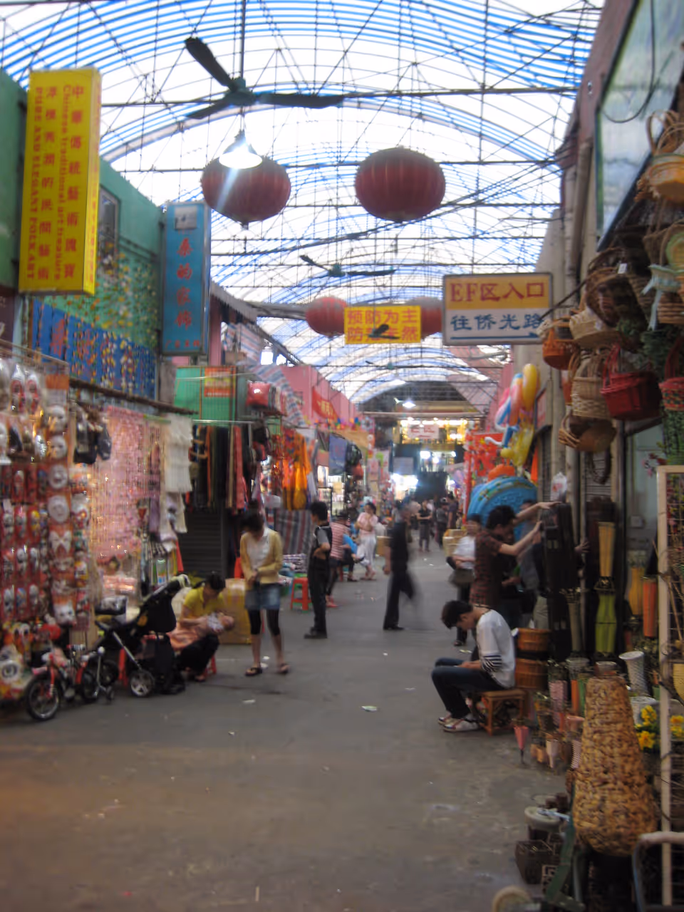 Global international shoes trade centre market in Guangzhou