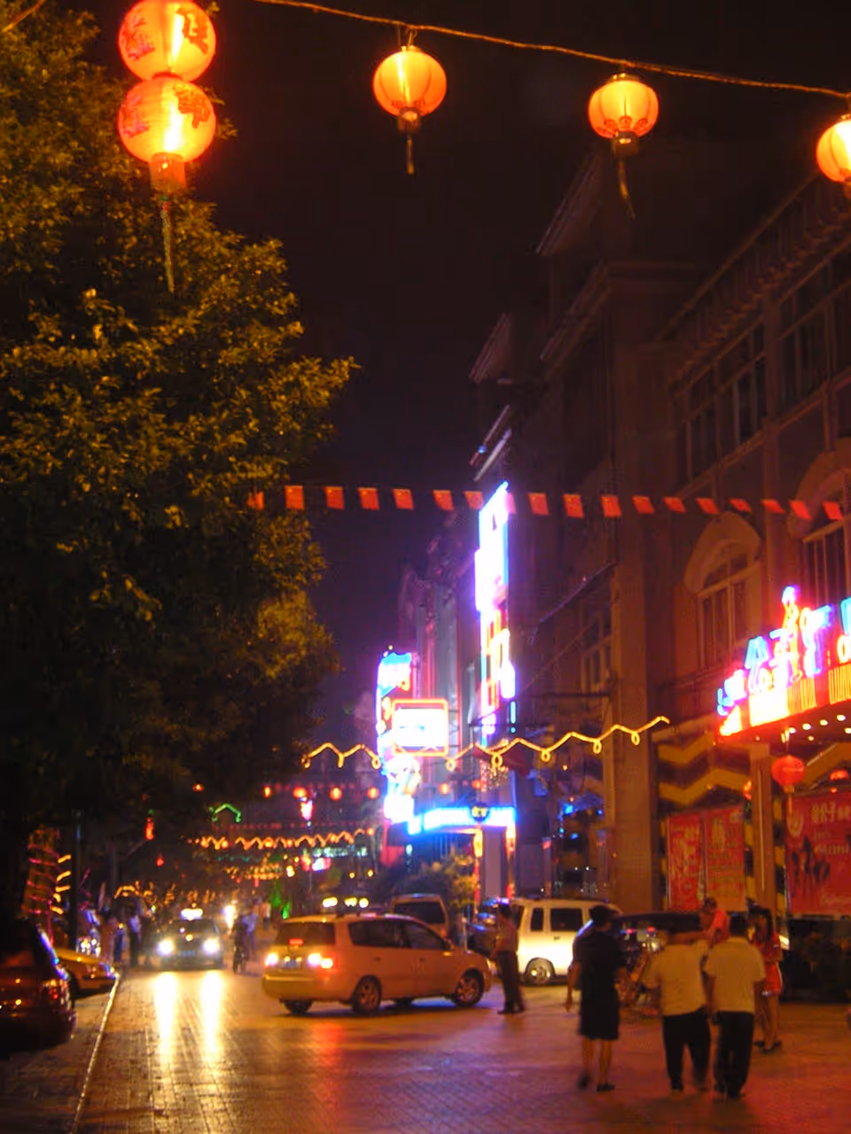 Bai e tan bar street nightlife spot in Guangzhou