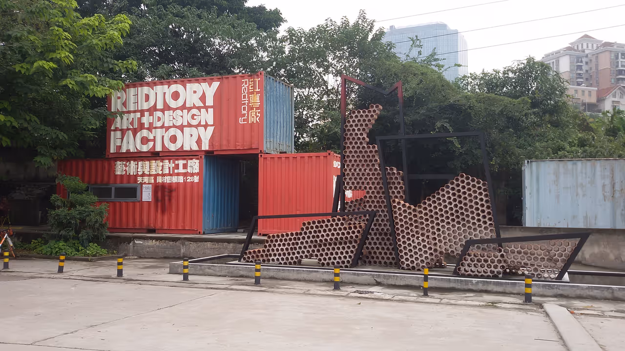 Redtory art district in Guangzhou