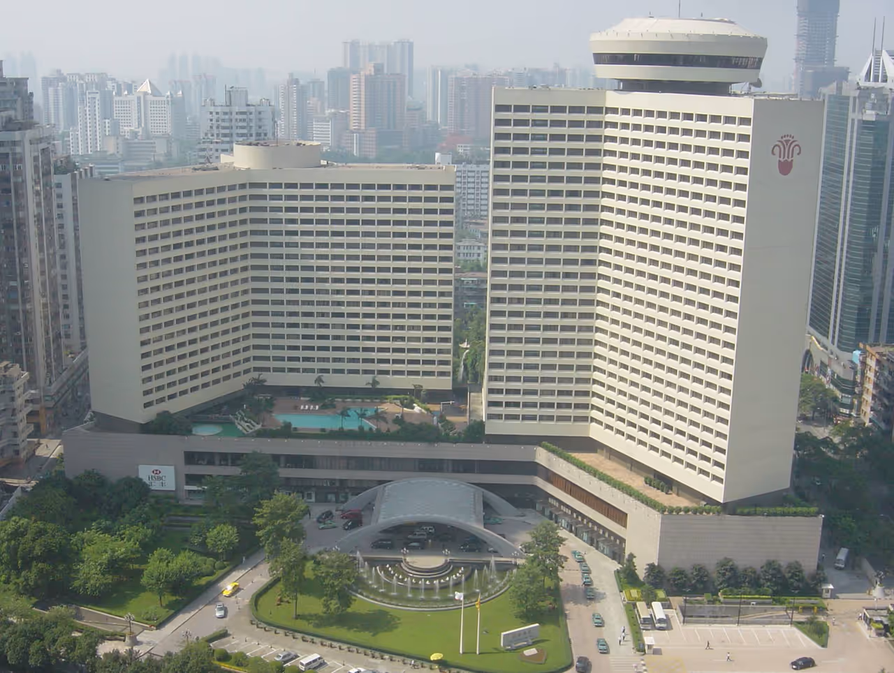 Carousel revolving restaurant in Guangzhou