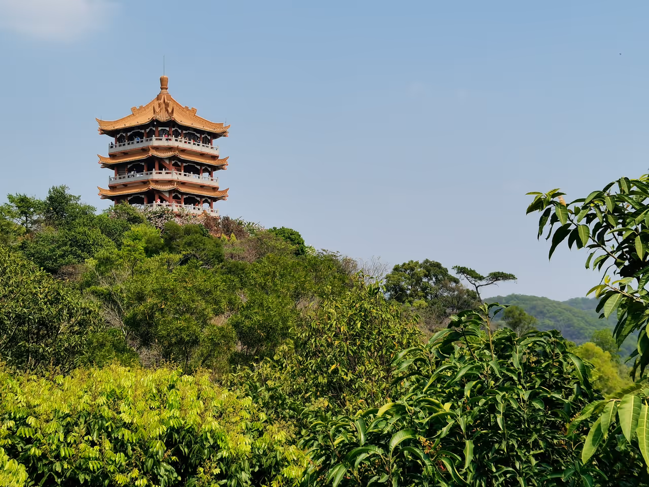 Honghu tower in Guangzhou