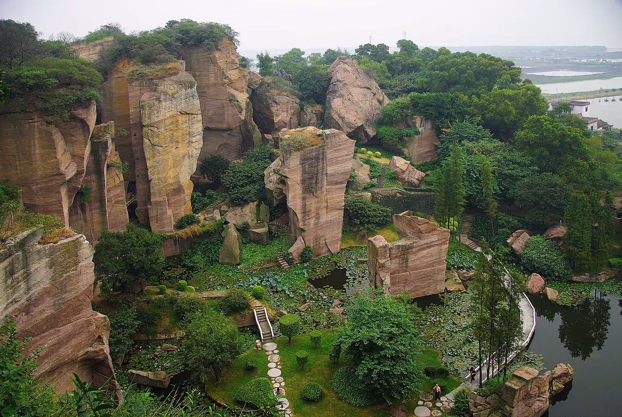 Lianhua shan summit in Guangzhou