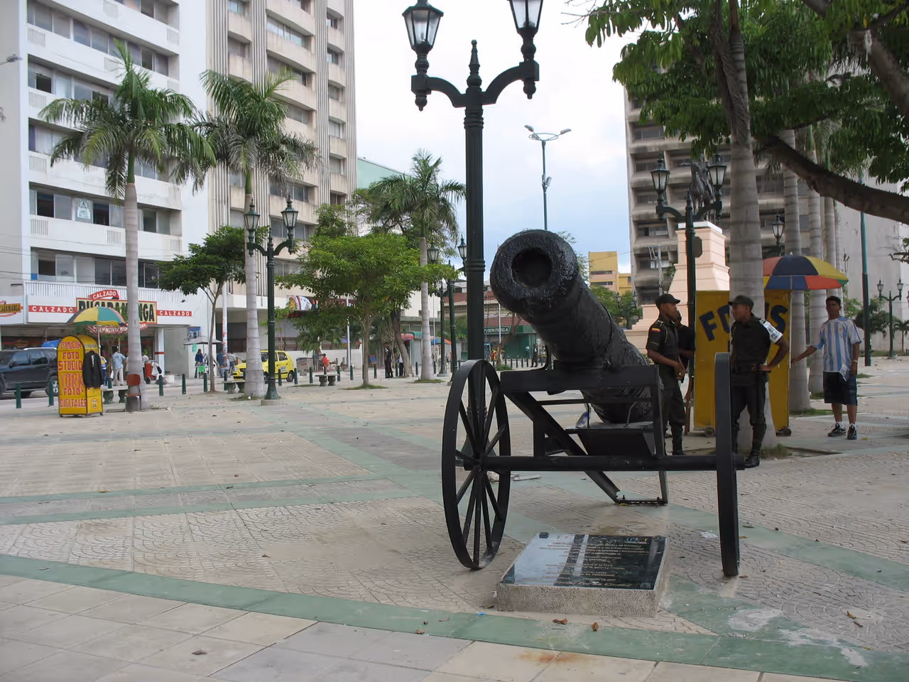 Bolivar promenade in Barranquilla