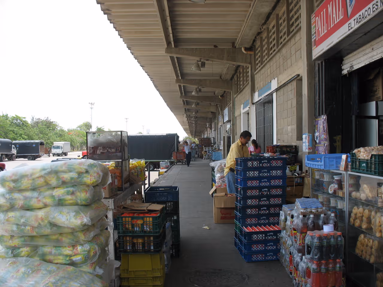 Great central caribbean market market in Barranquilla