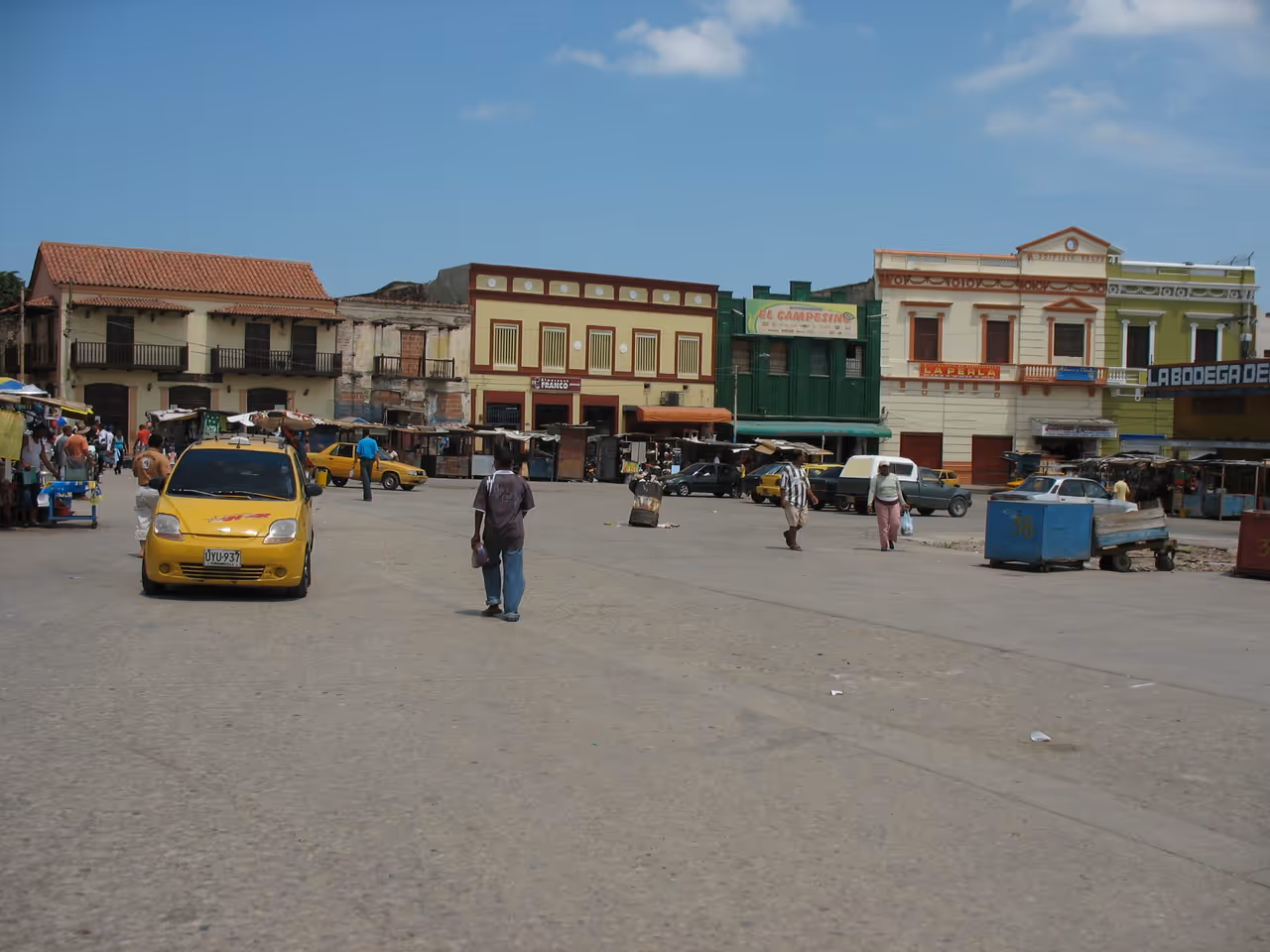 Historic centre street markets market in Barranquilla