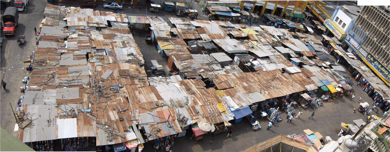 Historic centre street markets market in Barranquilla