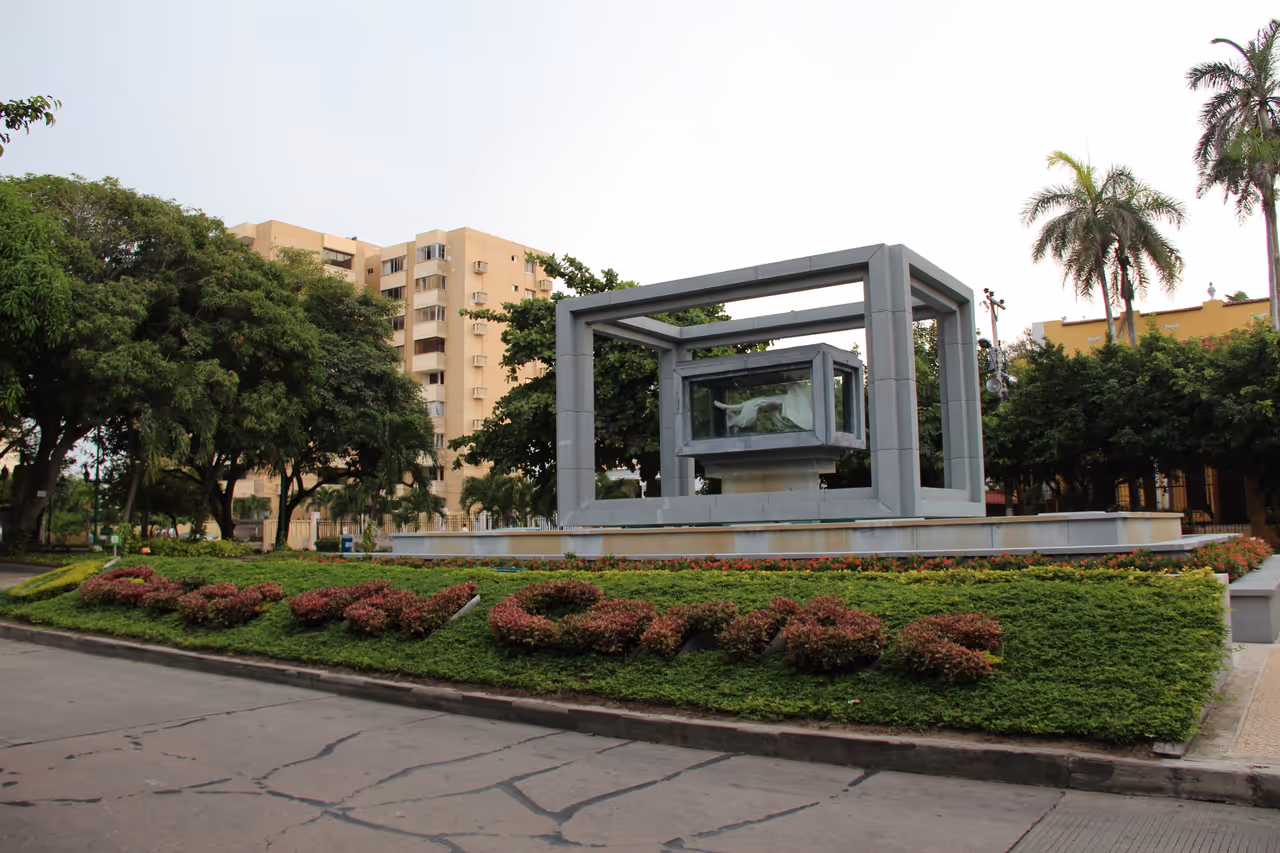 Founders of aviation park in Barranquilla