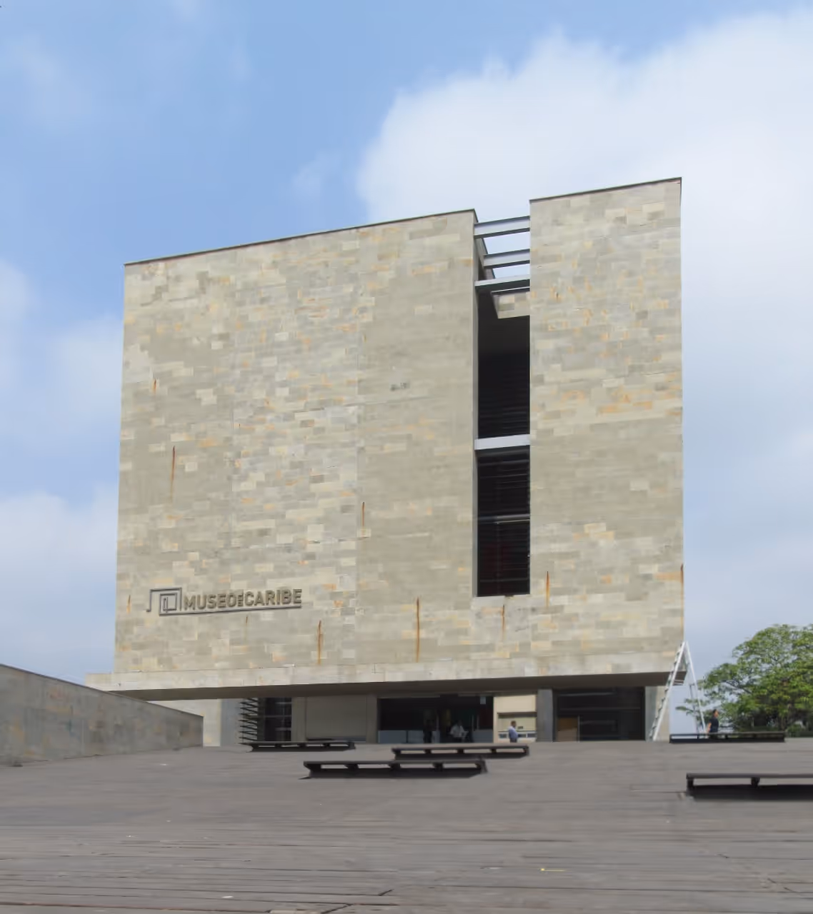 Facade of the "Museo del Caribe" in Barranquilla