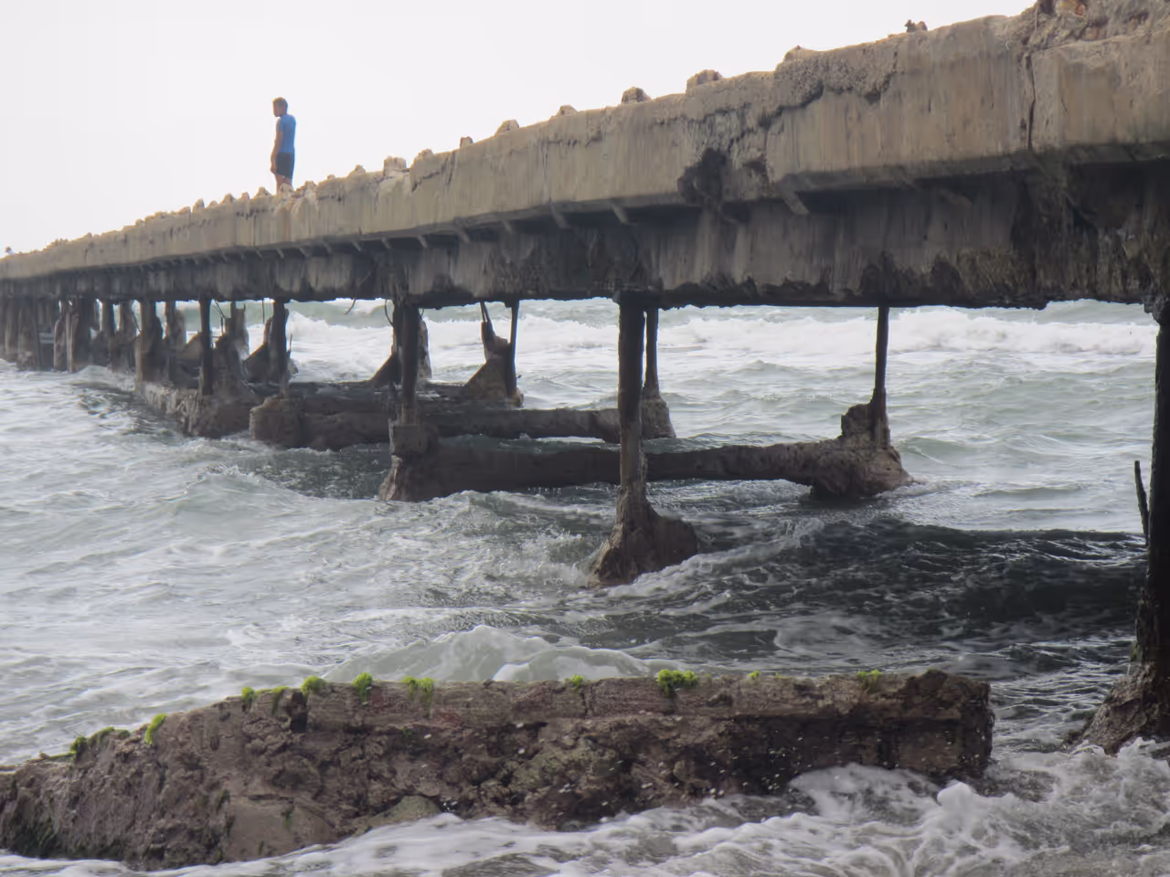 Puerto colombia pier in Barranquilla