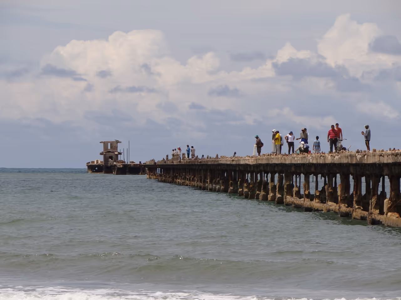 Puerto colombia pier in Barranquilla