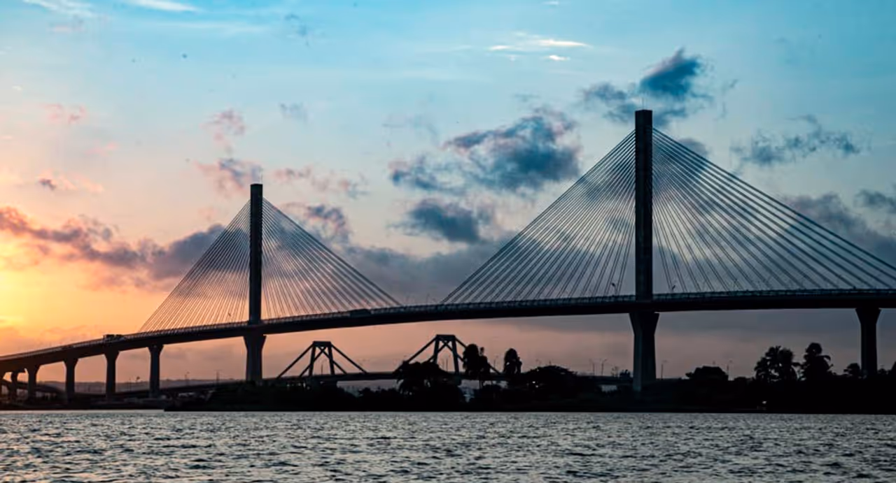 Pumarejo bridge in Barranquilla