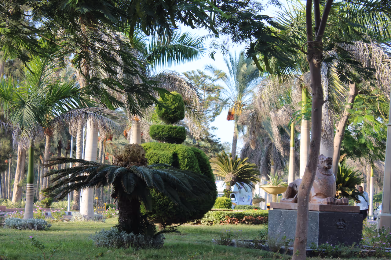 Montaza palace and royal gardens in Alexandria