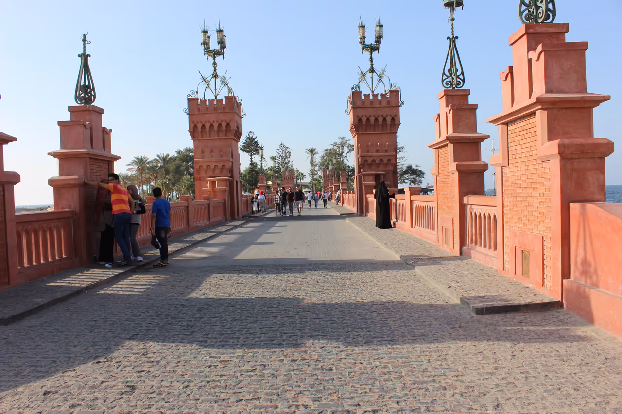 Montaza palace and royal gardens in Alexandria