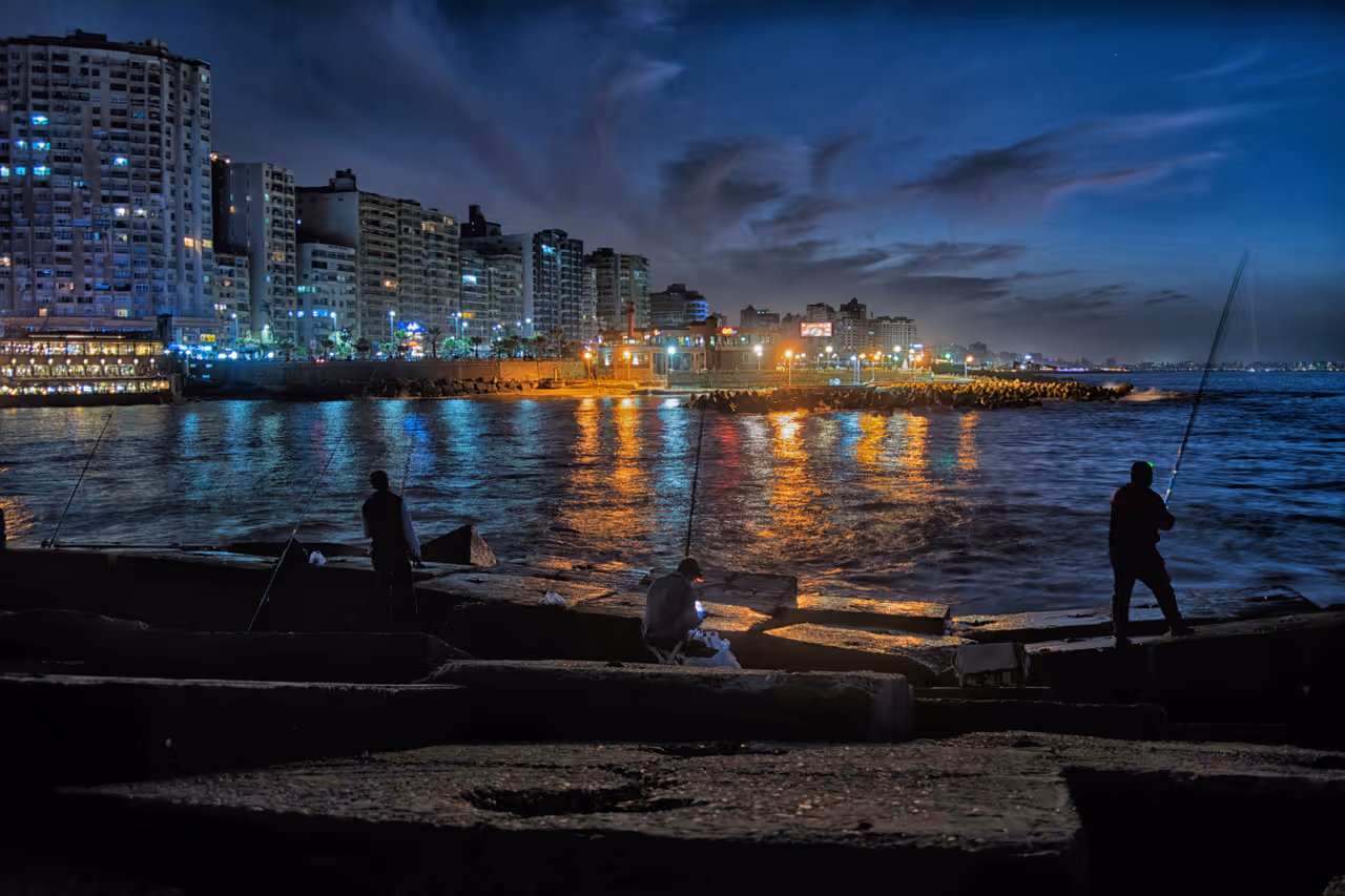 Night in alexandria