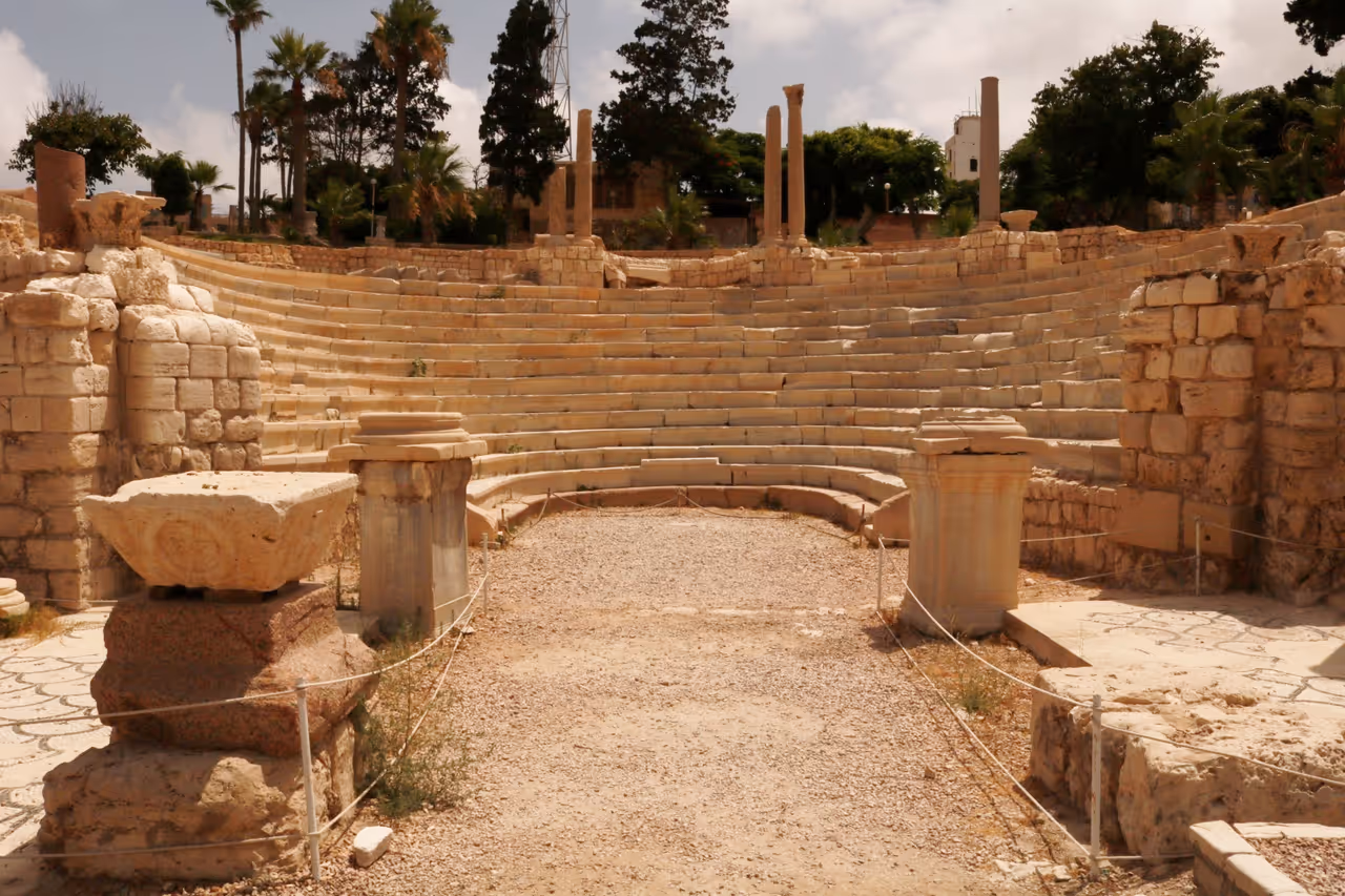 alexandria amphitheatre ruins