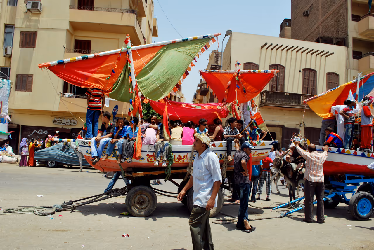 Prophet muhammad's birthday festival in Alexandria