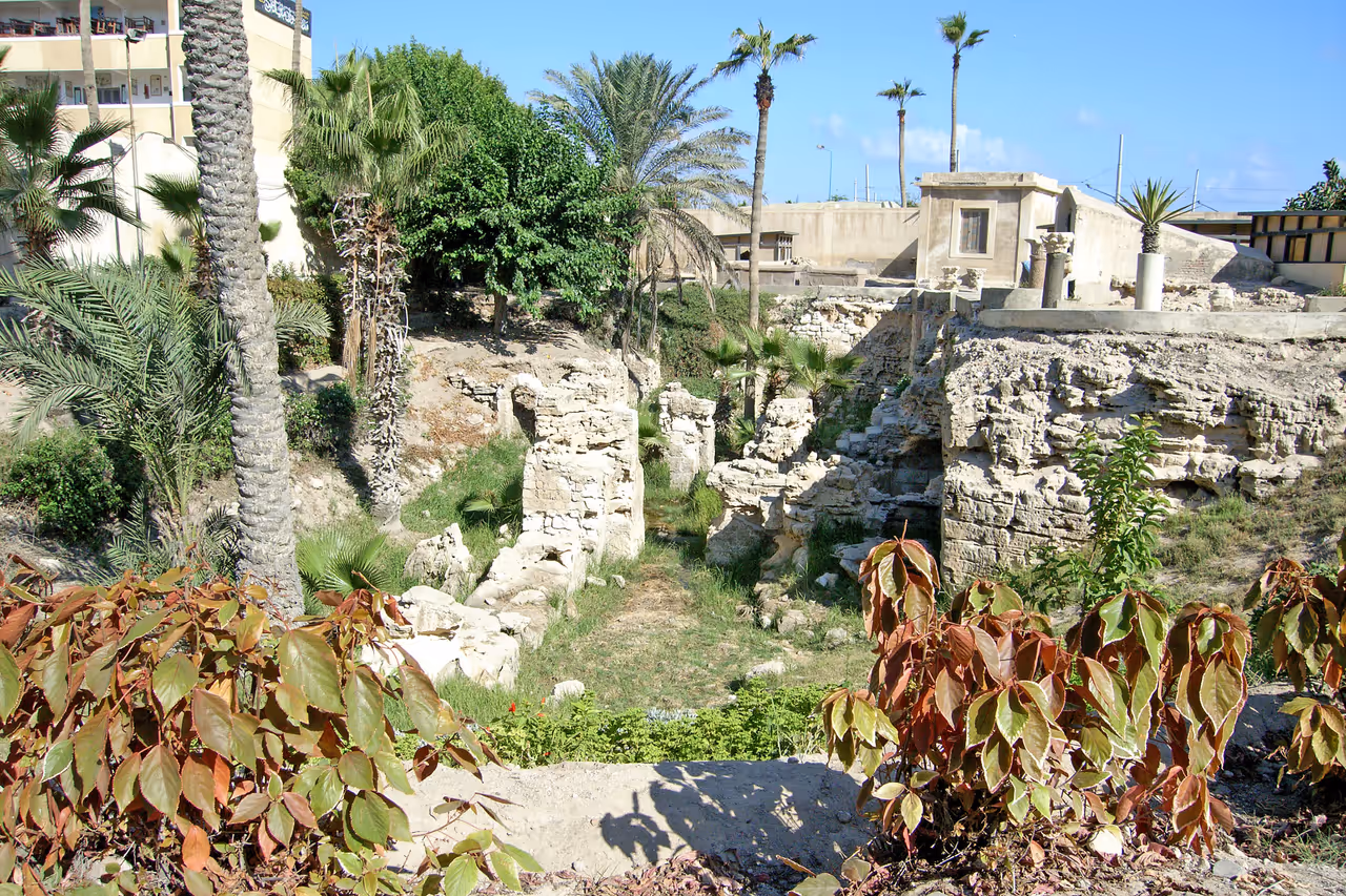 Anfushi tombs in Alexandria