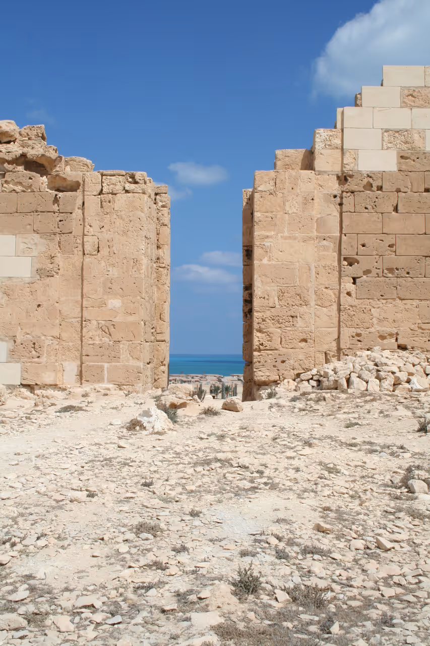 The Osiris temple at Taposiris Magna, Ptolemaic period