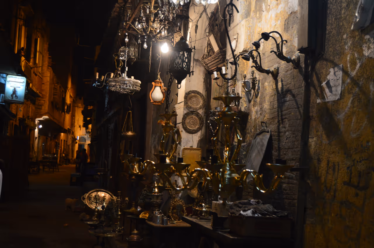 El-attarine antique market market in Alexandria