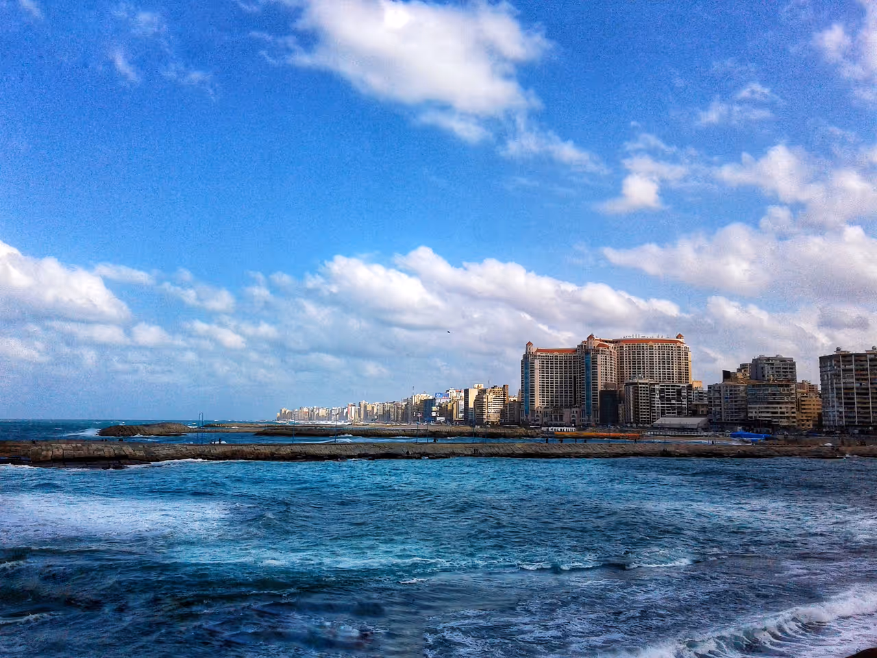 San stefano district nightlife spot in Alexandria