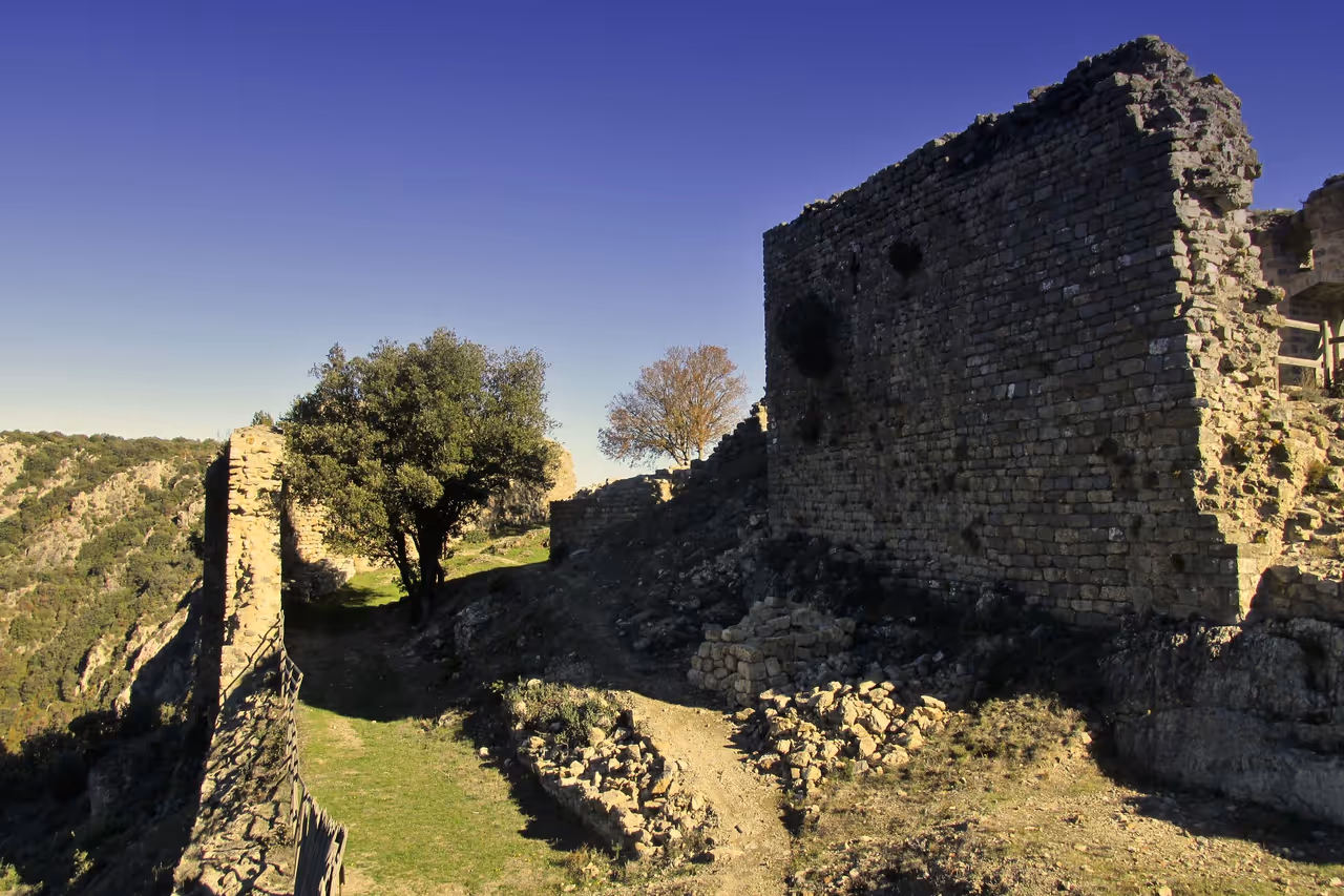 Hiking the cathar trail, Carcassonne