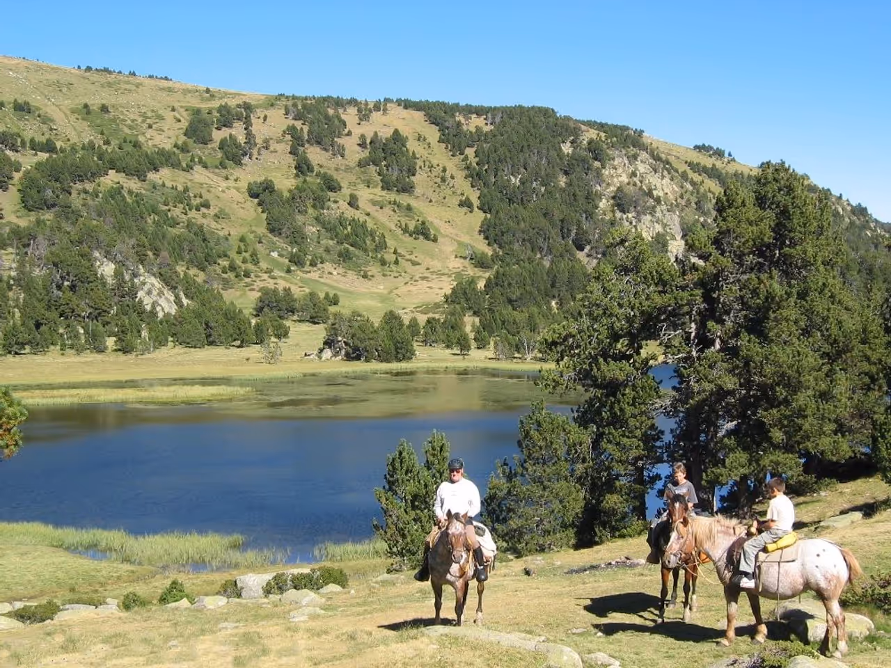 Horse riding in the valley, Carcassonne