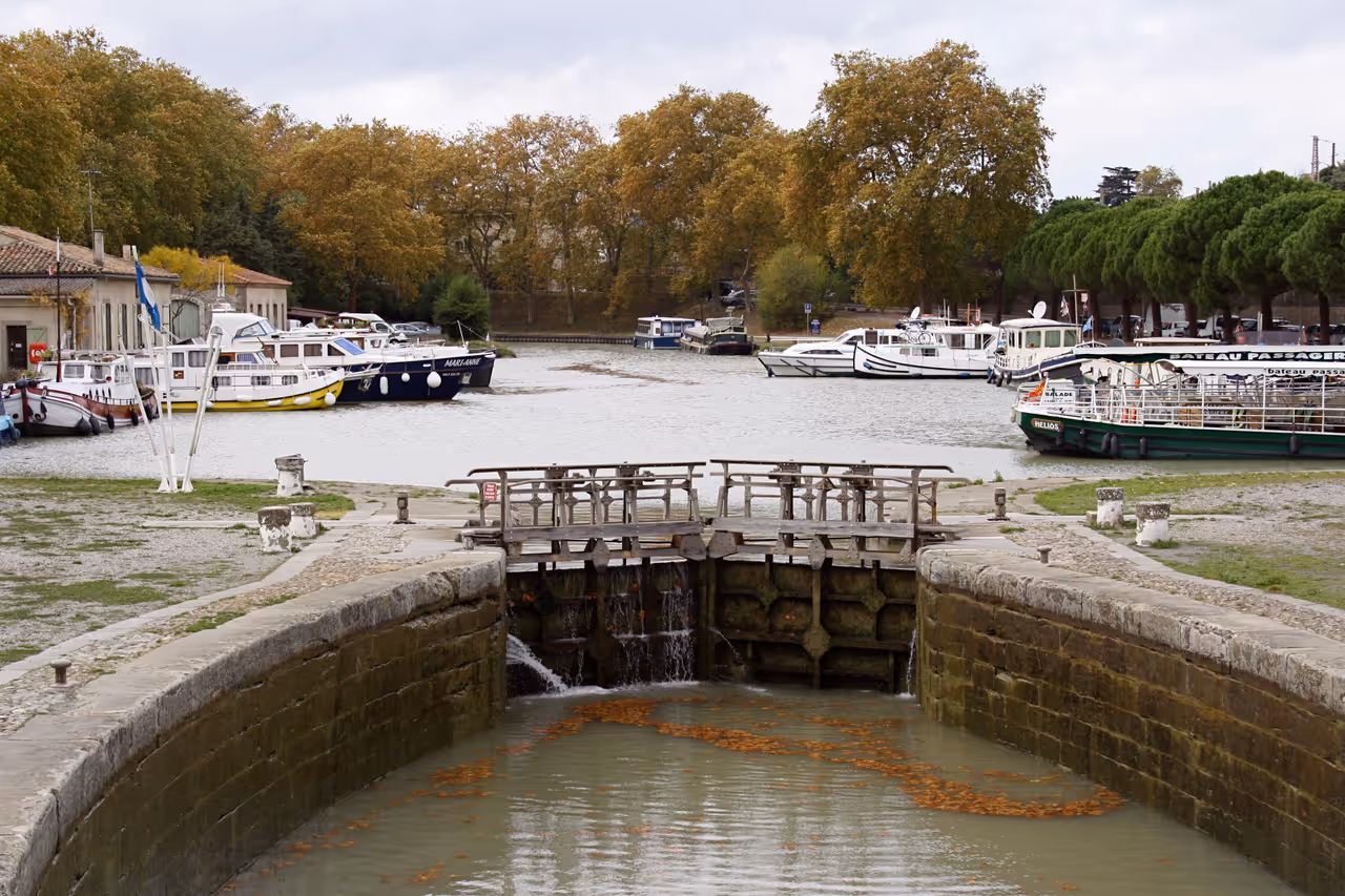 Port to port run cycling, Carcassonne