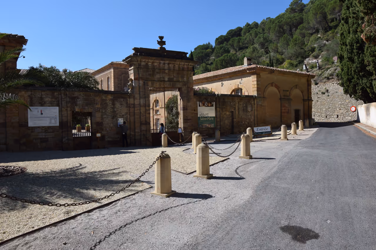 Lagrasse village and abbey, Carcassonne
