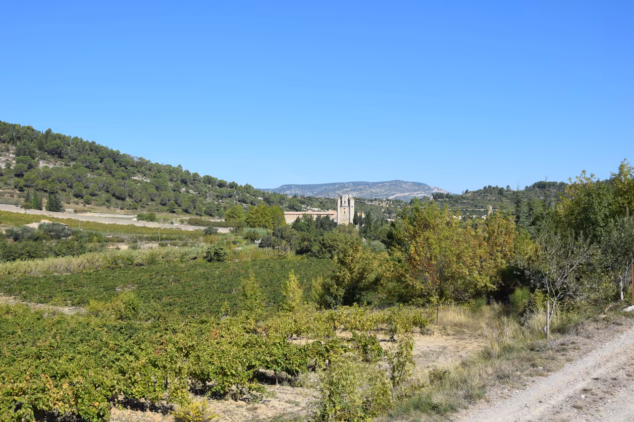 Lagrasse village and abbey, Carcassonne